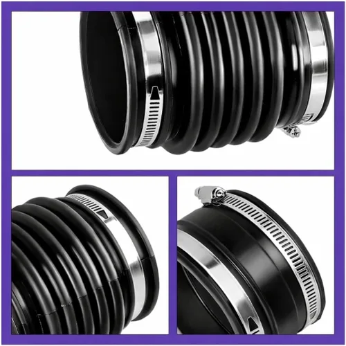 Vista 8 de Manguera de entrada de aire del motor compatible con Frontier 4.0L V6 2005-2019, Pathfinder 4.0L V6 2005-2012, Xterra 4.0L V6 2005-2015, repuesto