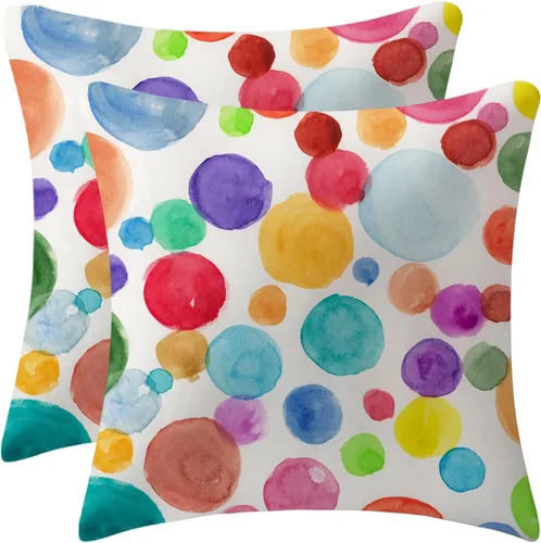 Vista 7 de Fundas de almohada azules con acuarela de playa, mar, océano, paisajes de naturaleza, funda de cojín cuadrada para sofá, cama, dormitorio