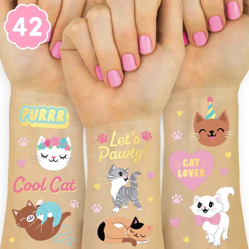 Vista 7 de xo, Fetti Tatuajes temporales de criaturas marinas subacuáticas - 64 estilos Suministros para fiestas de cumpleaños de animales del océano