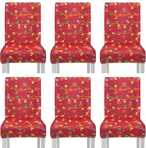 Vista 18 de HUGS IDEA Butterfly Dining Room Chair Covers Set of 2 Blue Marble Stretch Parsons Chair Slipcovers Washable Kitchen Chairs Protector Covers for