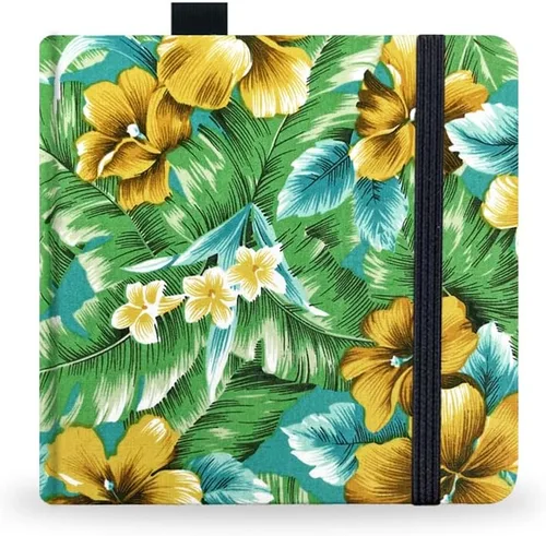 Vista 17 de E-WEICHEN 5x5 Cuadernos de acuarela de tela portátiles hechos a mano con tapa dura de tela cosida para viajes Papel para acuarela de 140LB/300gsm 20