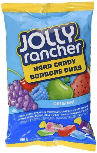 Vista 10 de Jolly Rancher Sabores Originales: Bolsa de 3,8 oz (107 g) Original Fruity Hard Candy Flavors - Individually Wrapped Candy for Sharing, Parties