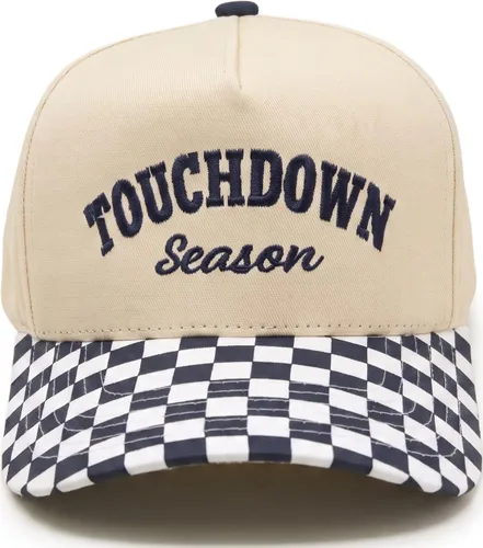 Vista 98 de Funky Junque Gorra de béisbol de 2 tonos para camionero adulto Misbehavin' - Leopardo/Beige