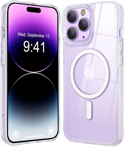 Vista 16 de Fuerte magnético para iPhone 11, compatible con Magsafe, [resistente a caídas de 13 pies] Funda trasera translúcida mate con sensación de piel