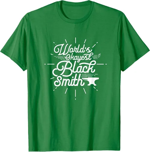 Vista 36 de Blacksmith Blacksmithing Forge Metalsmith Forging T-Shirt Asphalt Grey