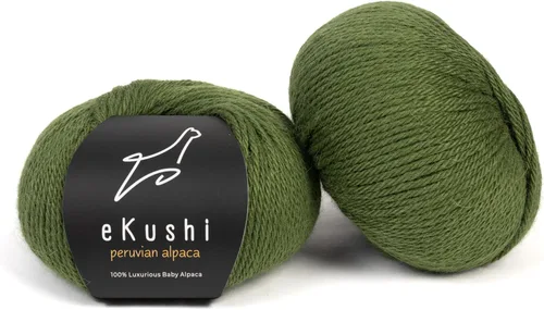 Vista 93 de 100% Hilo de Alpaca Baby para Tejer y Ganchillo - 1 Cono de Hilo Premium DK - Ligero, Hipoalergénico y Térmico Hecho en Perú - Ideal para Proyectos