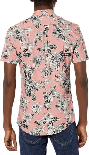 Vista 2 de Goodthreads Men's Standard-Fit Short-Sleeve Printed Poplin Shirt