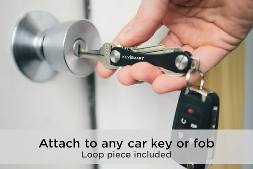 Vista 5 de KeySmart Classic - Llavero compacto con soporte y organizador (2 – 14 llaves)