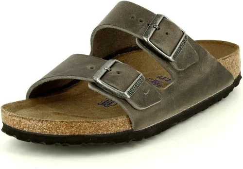 Vista 145 de Birkenstock Sandalias unisex Arizona con plantilla suave para adultos Lima activa