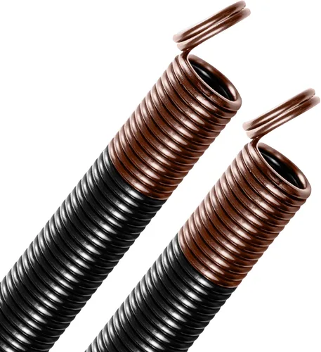 Vista 10 de Muelles de extensión de puerta de garaje de doble bucle para servicio pesado de 80 libras (paquete de 2) - Dorado Muelles para reparación