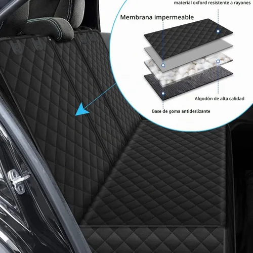 Vista 4 de BESULEN - Funda impermeable para asiento de coche, color negro