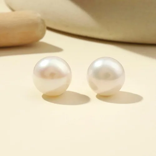 Vista 14 de Natural Stone Stud Earrings for Women 8mm Sterling Silver Genuine Gemstone Earrings Handmade Sterling Silver Crystal Stud Earrings for Women