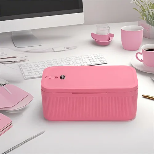 Vista 7 de Caja de Almacenamiento con Cerradura, Estuche Seguro para Medicamentos, Caja de Seguridad para Refrigerador para Artículos Personales Privados