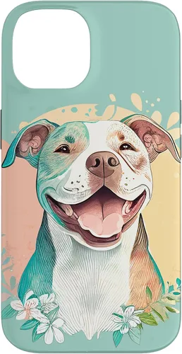 Vista 4 de Pit Bull - Carcasa para iPhone 17, diseño artístico de Pitbull para mujer