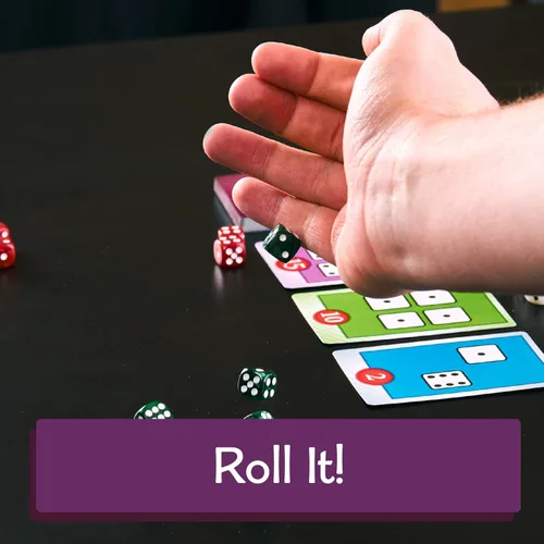 Vista 2 de (Edición púrpura) Race to 40 Points, 15 to 20 Minute Gameplay, Combine with Red Edition for up to 8 Players, For Friends and Family Ages 8+