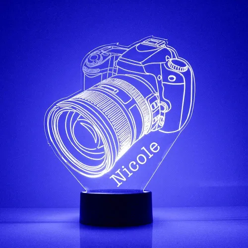Vista 16 de Luz de noche personalizada para barbería con letrero LED de poste de barbero con mando a distancia, pantalla iluminada con nombre o imagen Peluquero