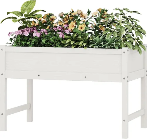 Vista 18 de Cama de jardín elevada pequeña de HDPE, jardinera elevada con patas, jardinera para exteriores resistente a la intemperie, camas elevadas para Aruba