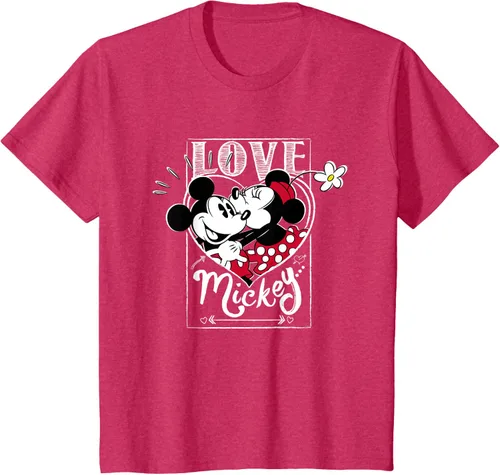 Vista 46 de Disney Mickey & Minnie Mouse Love Mickey - Camiseta para el día de San Valentín