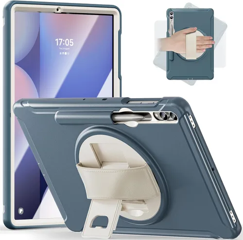 Vista 12 de Junfire Funda protectora para Galaxy Tab S10 Lite/S10 FE/S9 FE 5G/S9 con soporte para lápiz capacitivo, Samsung Tab 10.9"/ 11" a prueba de golpes