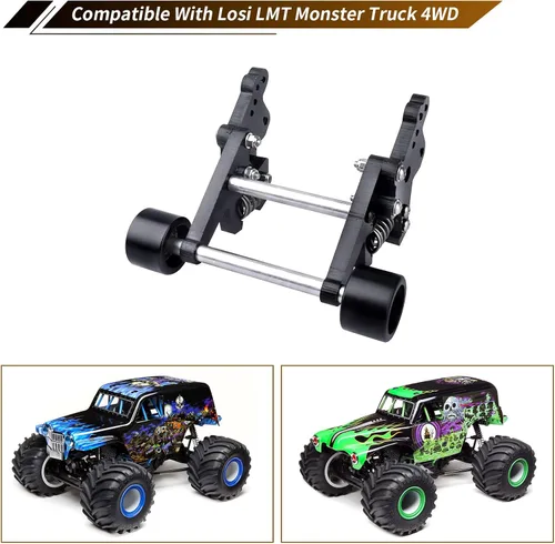 Vista 2 de Conjunto de barra de ruedas ajustable para Losi LMT Monster Truck 4WD