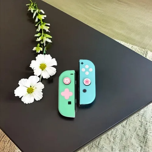 Vista 9 de Tapas de agarre para el pulgar, bonitos agarres para Nintendo Switch, funda de silicona suave compatible con Nintendo SwitchSwitch OLEDSwitch Lite