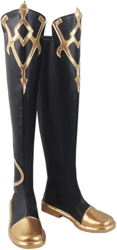 Vista 2 de Game Genshin Impact - Zapatos de cosplay para viajero, éter, zapatos de cosplay para fiesta de Halloween, uso diario, ocio, botas casuales