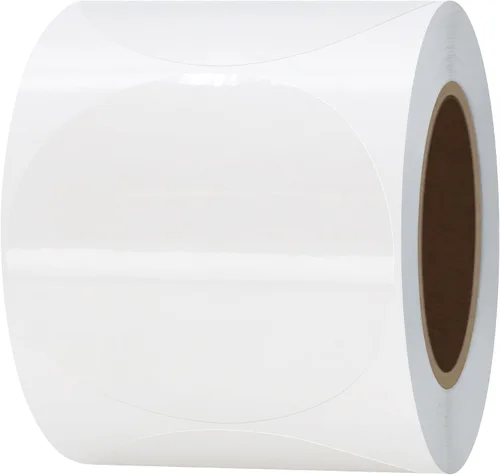 Vista 12 de Hybsk 1000 calcomanías circulares transparentes para sellar etiquetas transparentes de círculo redondo de 1 pulgada (1 pulgada redonda)
