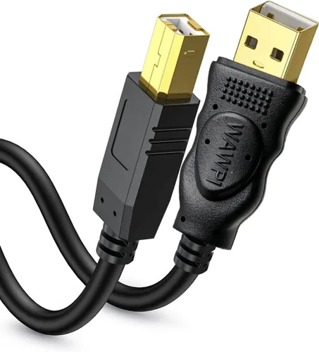 Vista 2 de Cable USB 2.0 - Macho A a B-Macho - Impresora/Escáner 10 pies (9.8 ft)