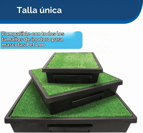 Vista 4 de Pet Loo Pee-Pod con esponja - Paquete de 7 - Bandeja de inodoro interior para mascotas - Eliminación de orina