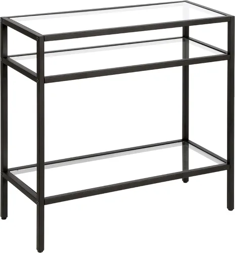 Vista 7 de Henn&Hart - Mesa auxiliar de 20 pulgadas, mesita de noche, mesa auxiliar, color negro