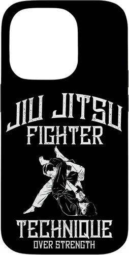 Vista 17 de Martial Arts MMA Fighter Technique Over Strenght Jiu Jitsu Case for iPhone 16