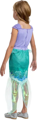 Vista 2 de Disfraz de Ariel para niñas, disfraz oficial de Disney The Little Mermaid Ariel