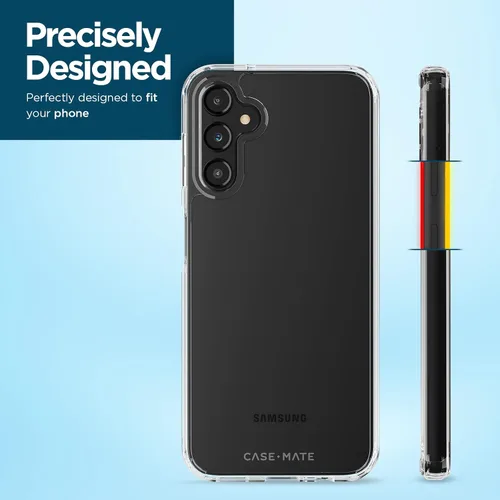Vista 5 de Case-Mate Funda para Samsung Galaxy A14 5G [protección contra caídas de 12 pies] [carga inalámbrica] Funda transparente resistente para Samsung