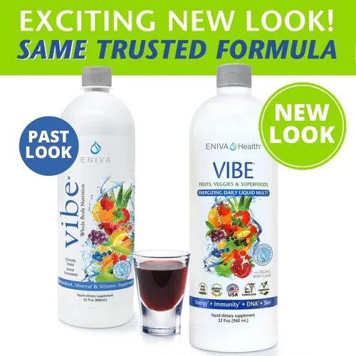 Vista 9 de Eniva Health Vibe Liquid Multivitamins Suplementos minerales con vitaminas A, B12, C, D, E y aminoácidos Suplemento diario de frutas y verduras