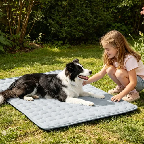 Vista 19 de Alfombrilla de enfriamiento para perros mejorada Arc-Chill Q-Max> 0.4 Pet Cooling Pad 2026