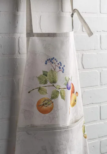 Vista 999 de Maison d' Hermine Delantales para mujer con bolsillo, 100% algodón (27.50 x 31.50 pulgadas)