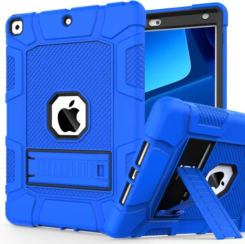 Vista 9 de Funda para iPad de 7ª/8ª generación, funda para iPad 10.2, híbrida, resistente, a prueba de golpes, funda de protección contra caídas construida