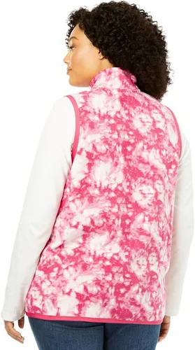 Vista 3 de Woman Within - Chaleco de forro polar con zíper frontal, para mujer, talla extra grande