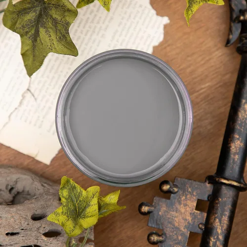 Vista 327 de Pintura para muebles con acabado de tiza Dixie Belle Paint Company - Amatista (4oz) - Pintura mineral de tiza chic púrpura profundo mate