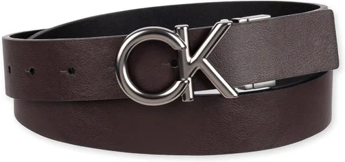Vista 3 de Calvin Klein mens Ck Plaque Logo Reversible Dress BeltBelt