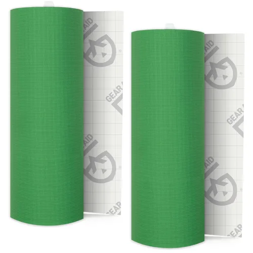 Vista 17 de GEAR AID - Cinta adhesiva resistente Tenacious de 3 x 20 pulgadas para reparación de tela y vinilo, repara rápidamente agujeros y desgarros en Coyote
