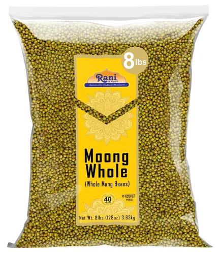 Vista 19 de Rani Moong Dal (frijoles mung partidos sin piel) Lentejas indias 14 oz (400 g) ~ Todo natural Apto para celíacos Sin OGM Kosher Vegano