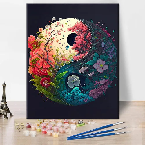Vista 10 de TUMOVO Pintura por números para adultos, Golden Retriever, pintura por números, pintura acrílica DIY para adultos y niños, pintura por números niños