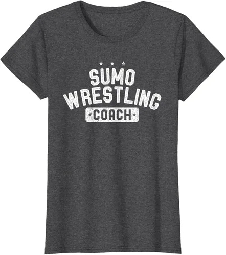 Vista 6 de Camiseta vintage de lucha libre Sumo Entrenador de lucha libre, Negro, S