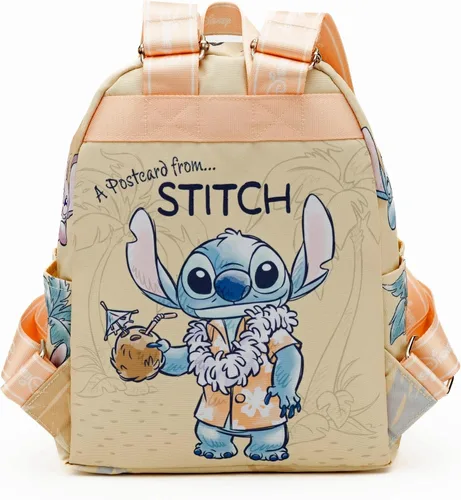 Vista 2 de Wondapop Disney Stitch - Mochila de nailon de lujo de 13 pulgadas