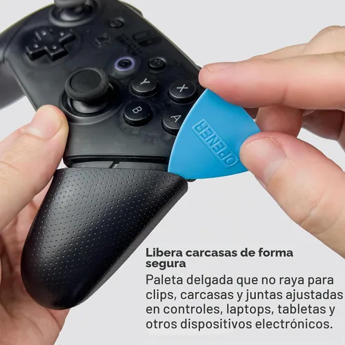 Vista 2 de HowFixit Kit de herramientas de apertura electrónica 12 en 1, juego profesional de spudger antiestático con herramientas de palanca de plástico