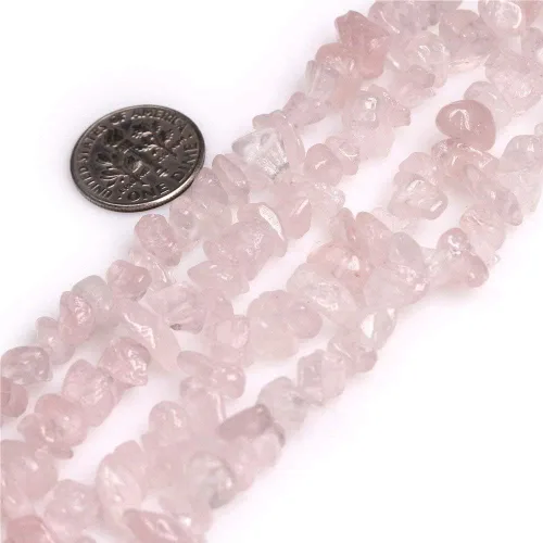 Vista 6 de Cuentas de amazonita genuinas de 0.197-0.315 in de forma irregular para hacer joyas, 1 hebra de 32 pulgadas
