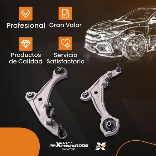 Vista 6 de maXpeedingrods Kit de brazo de control delantero inferior 2 piezas