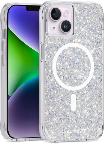 Vista 17 de Case-Mate Funda para iPhone 15 Plus/14 Plus de 6.7 pulgadas, toque de perla [protección contra caídas de 10 pies] [compatible con MagSafe] Funda
