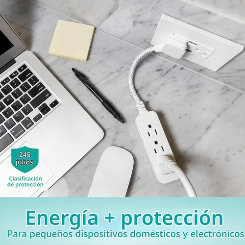 Vista 4 de Philips Mini cable de extensión con conexión a tierra de 3 salidas